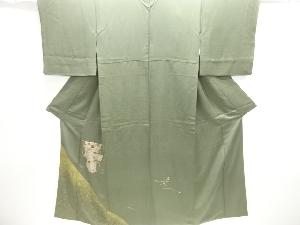 誰袖模様刺繍訪問着